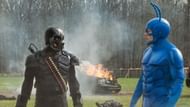 The Tick, like Peacemaker, features clever lines (Image via Prime Video)